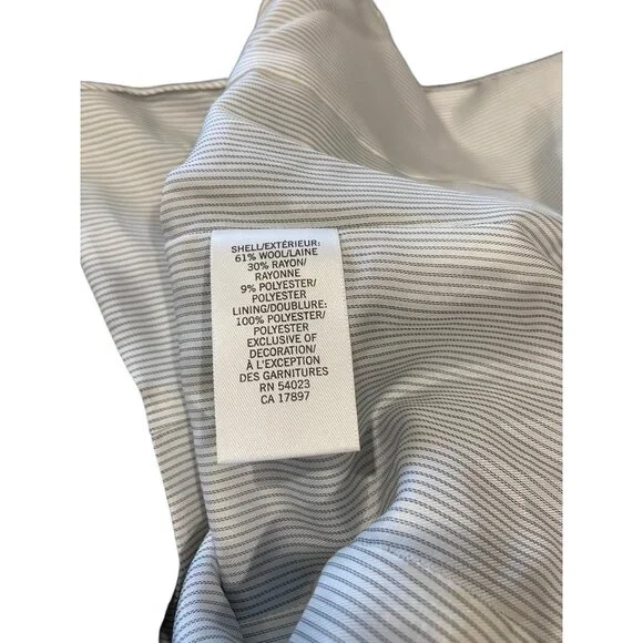 Banana Republic Wool Blazer Black Size 8 Y2K